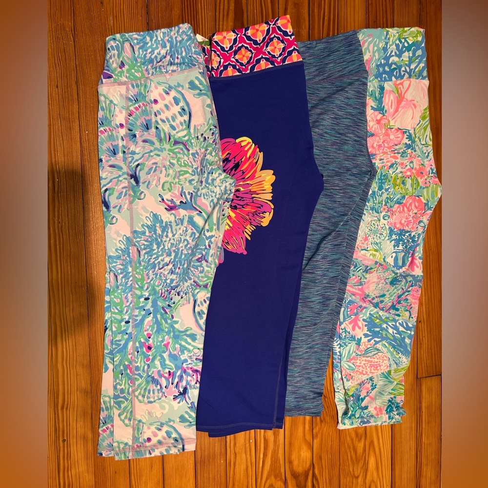 Women’s Active Leggings - multi prints